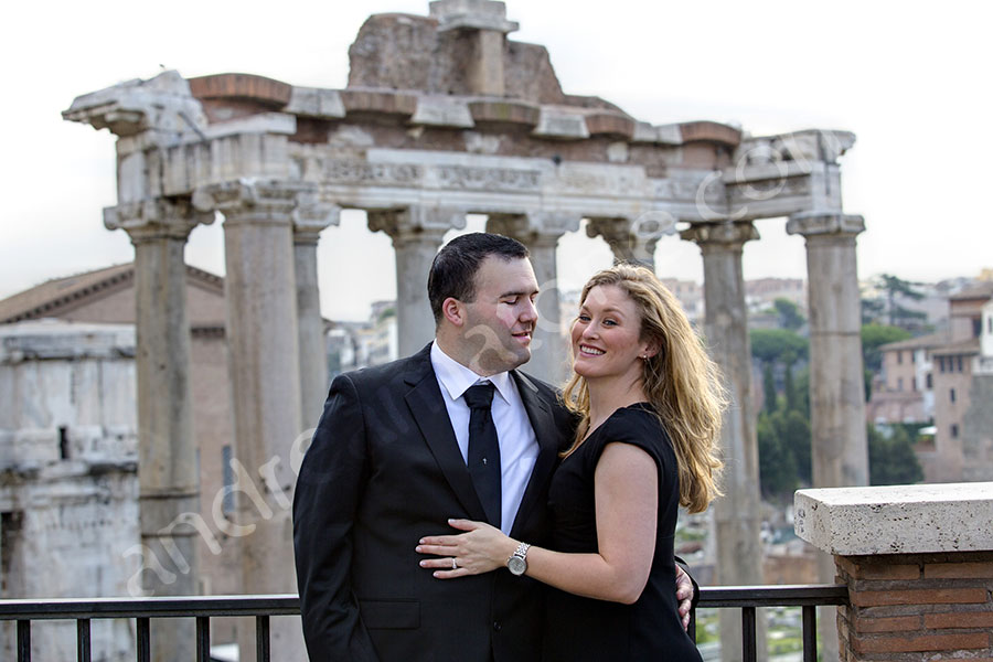 honeymoon-rome-4912-008 Close up image of them posing during a romantic shoot in the city