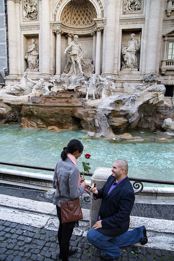 surprise-proposal-21012-001 Surprise wedding proposal in Rome in Piazza Fontana di Trevi in Italy