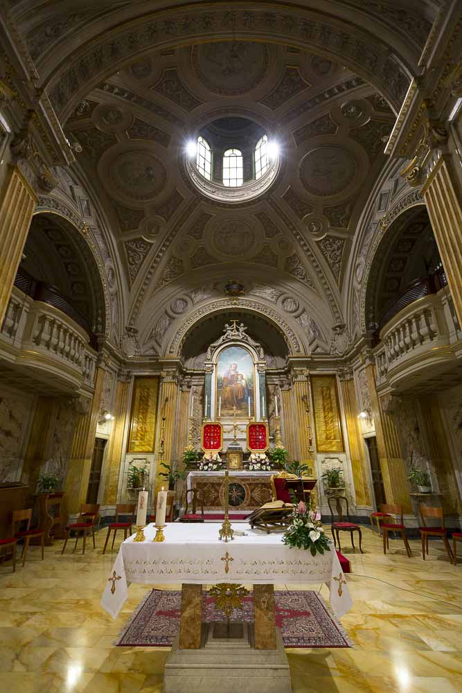 Church interior Sant'Anna Palafrenieri, St Peter, Vatican city, Rome, Italy