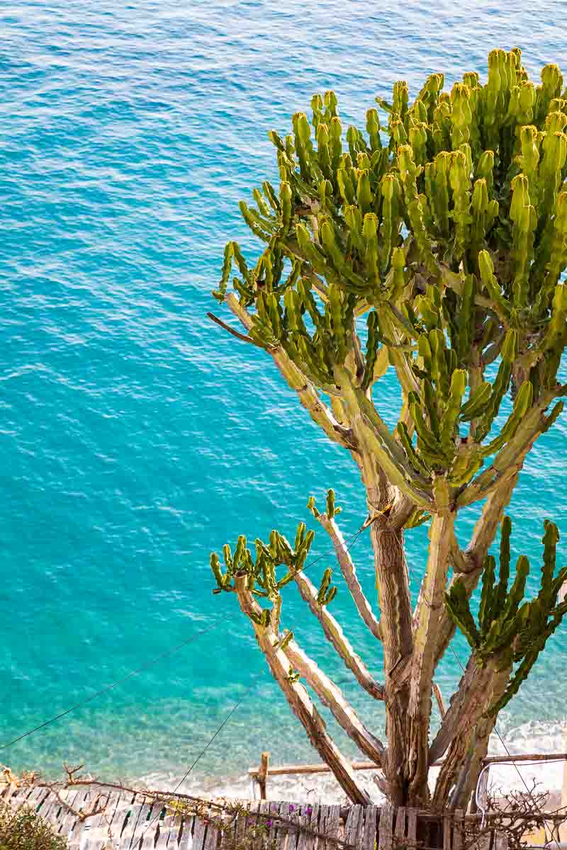 The mediterranean sea. Image taken in Positano Italy