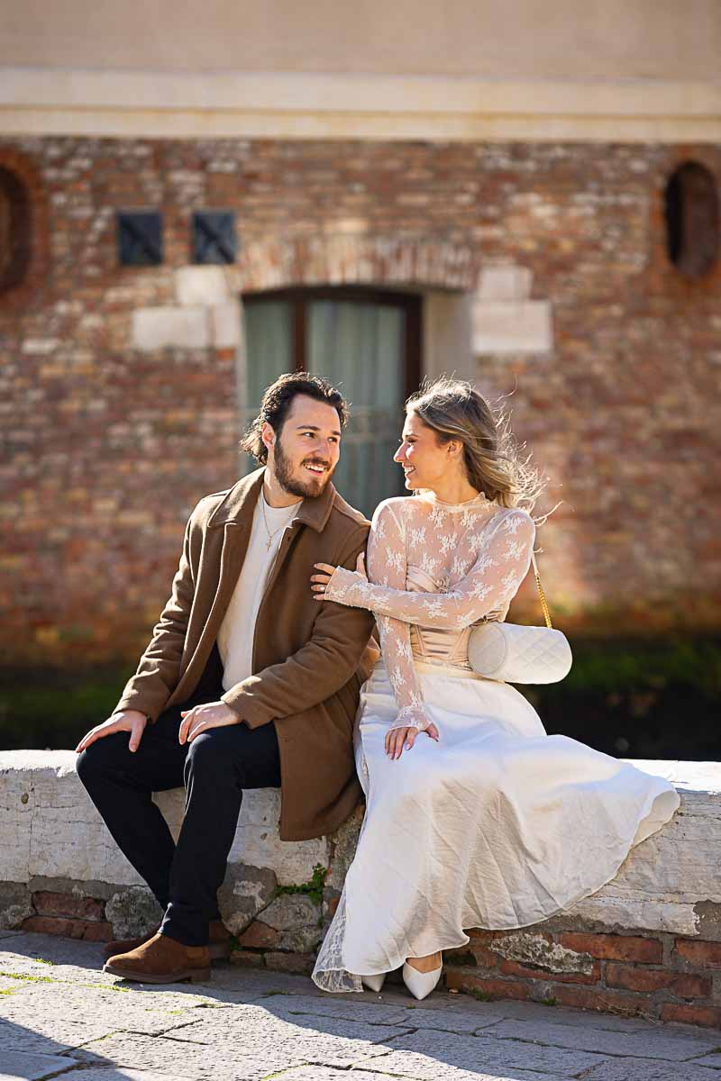 Couple portrait photographed late morning