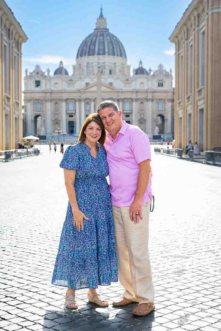 Grandparent photography session. Vatican, Italy 